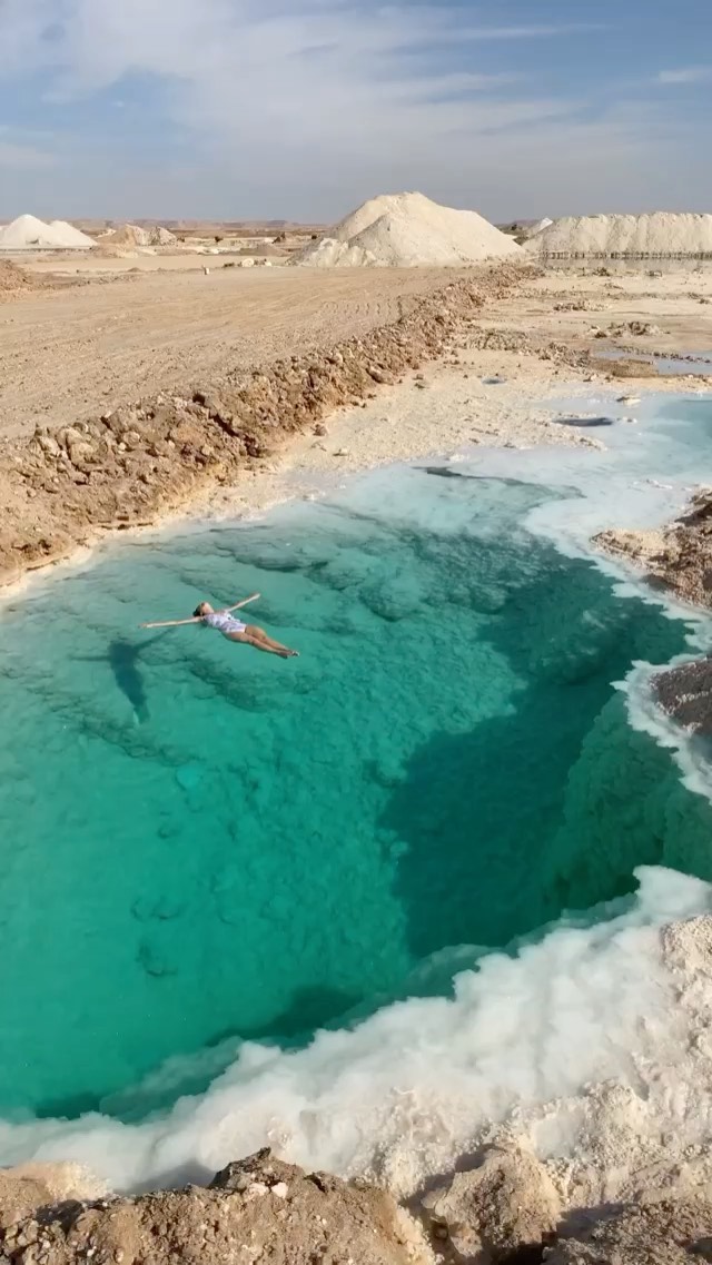 The spectacular White Desert Oasis in Egypt