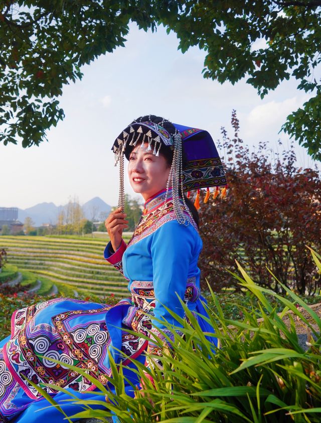 城市中的拇指梯田，奢香古鎮美翻了