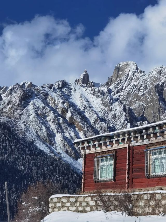 冬日雪景如畫，走進人間淨土措普溝