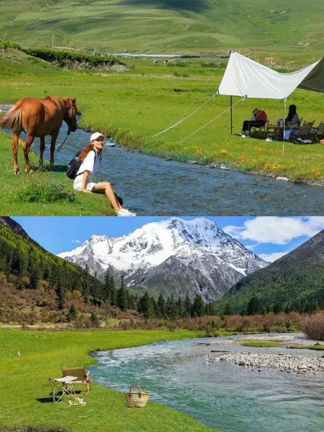 Mysteries of Western Sichuan - Snowy mountains, streams, and meadows under the plateau