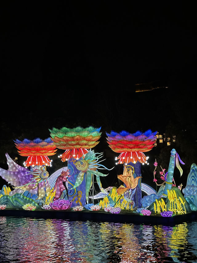 南京白鹭洲燈會，這才是中式浪漫天花板吧！