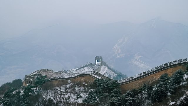 長城雪景