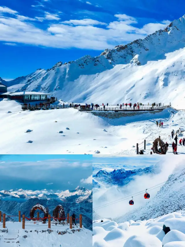 It's not that you can't afford to go to Switzerland, but the Dagu Glacier is more cost-effective