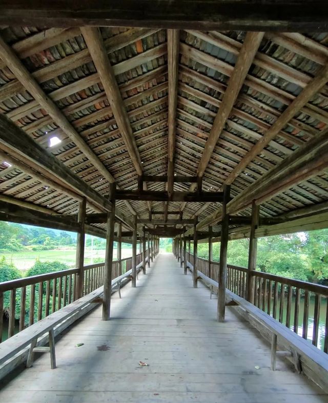 古村落的風雨橋，歲月的見證者