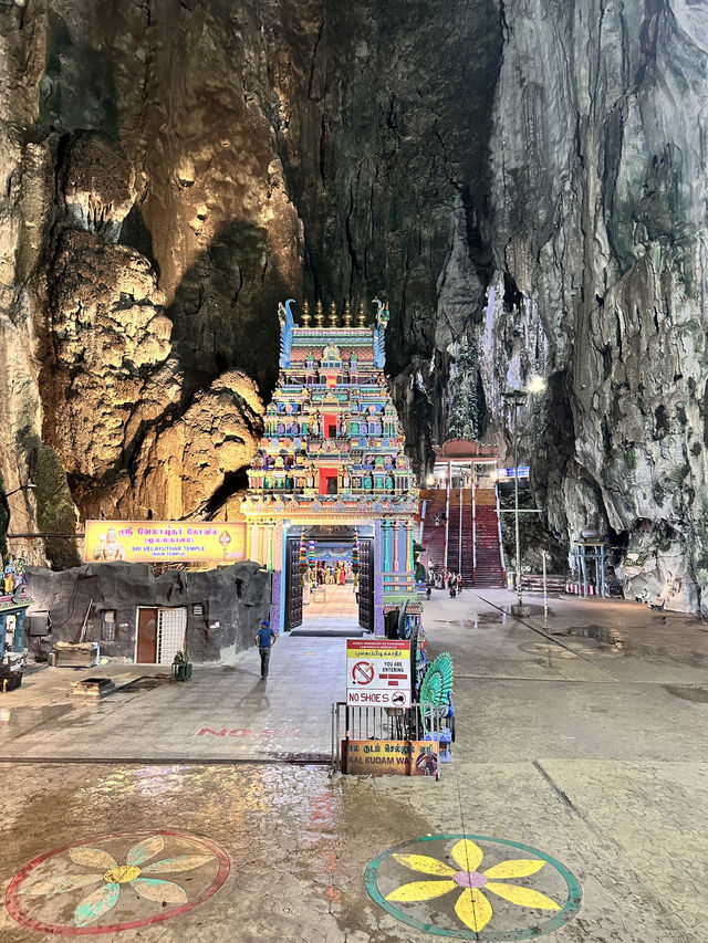 The Iconic Rainbow Stairs of Batu Caves, Kuala Lumpur 