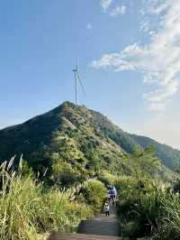 南寧賓陽0元打卡名山生態旅遊區的日落山景。