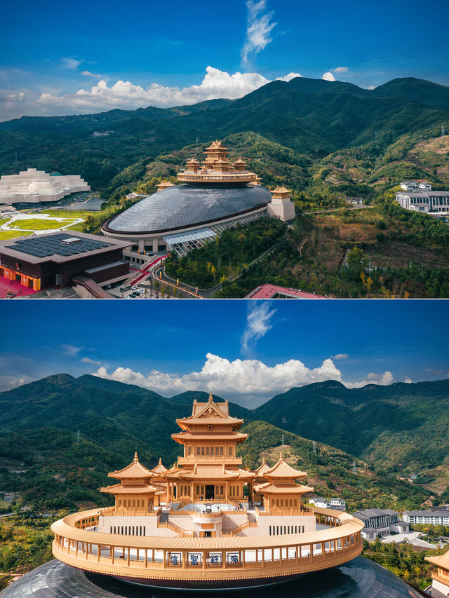現實版天宮，寧波奉化彌勒聖壇。