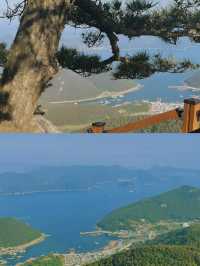 來到統營必打卡的彌勒山非常Nice