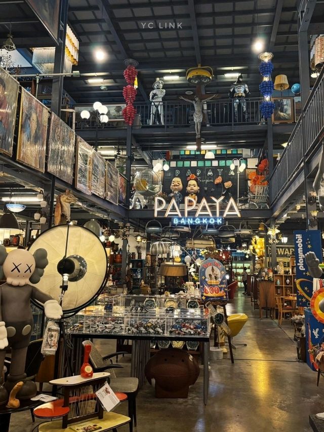 曼谷Papaya古董倉庫尋寶攻略：穿越時光的復古盛宴 