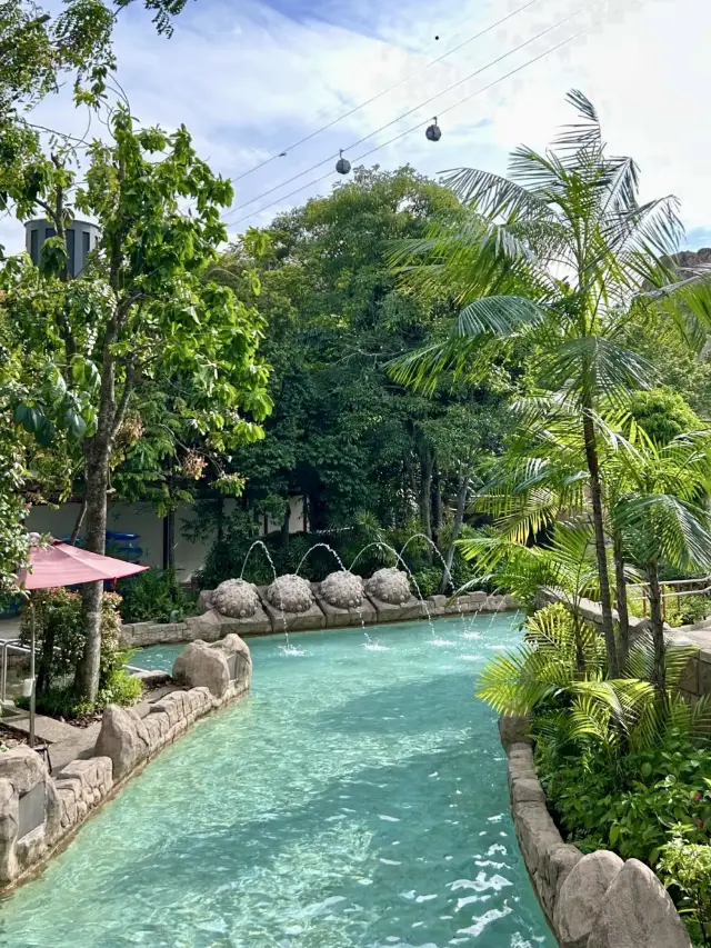 城市海灘，新加坡Adventure Cove的熱帶清涼