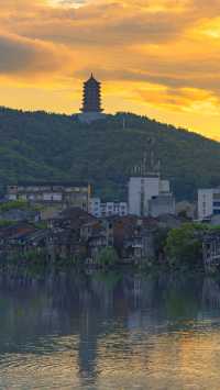 縣城的美，是很多大城市找不到的！這種安逸的看一場日落