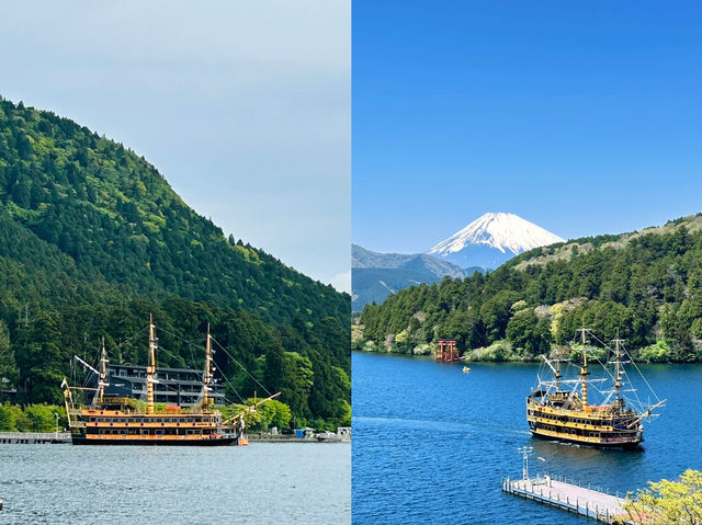 箱根旅遊亮點｜蘆之湖——海盜船