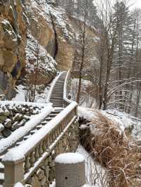 嵩山雪景，美如仙境