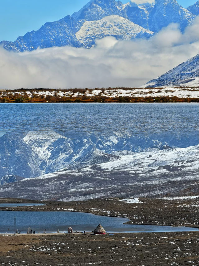 來紅海子，赴一場與雪山和湖泊的浪漫約會