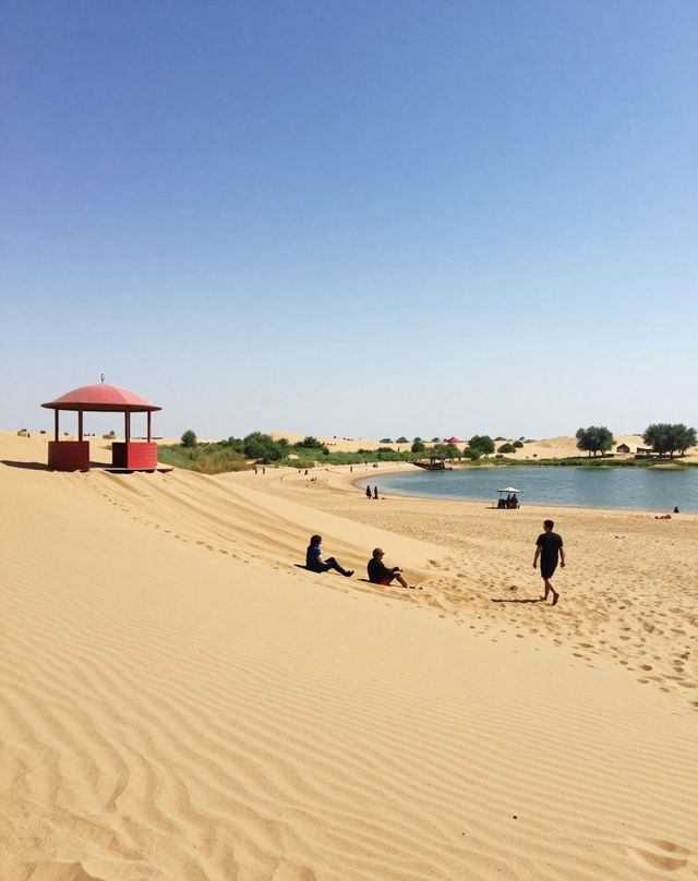 沙漠看海奇幻旅|一半沙漠一半湖的塞北秘境 沙漠看海奇幻旅|一半沙漠一半湖的塞北秘境