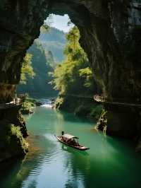 恩施屏山親子攻略帶娃打卡懸浮船仙境