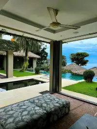 蘇梅島寶藏別墅｜人均海景+影院太讚