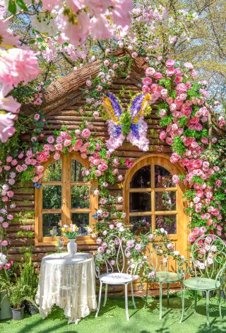 Who understands! Zibo hides a fairy house full of blooming flowers