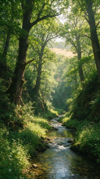 모래땅에 숨은 깊은 계곡의 청량한 바람, 통료는 여름만의 전용 시원함을 품다
