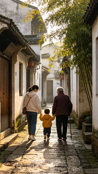 錦渓平坦な祖孫環状ルート｜老若男女の移動は全行程ほとんど段差なし！