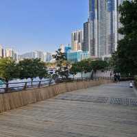 有避風塘景的風之塔公園
