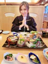 海天一色露天風呂♨️嘆眼睛也會懷孕的活魚懷石料理🍱