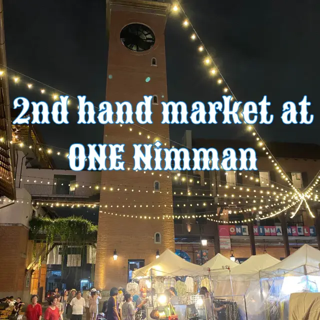 Night Ground ตลาดนัดของวินเทจที่ One Nimman