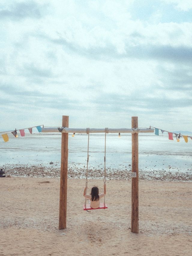 🏖️휴양지같은 바닷가에서 모래놀이를 할 수 있는 카페“뻘다방”