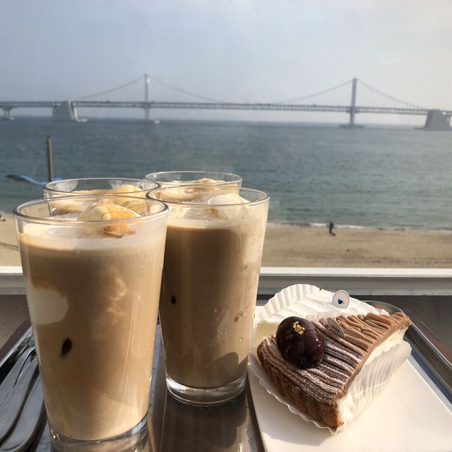 📍광안리해수욕장 오션뷰🏖️ 카페 오뜨 🍰☕️🧁