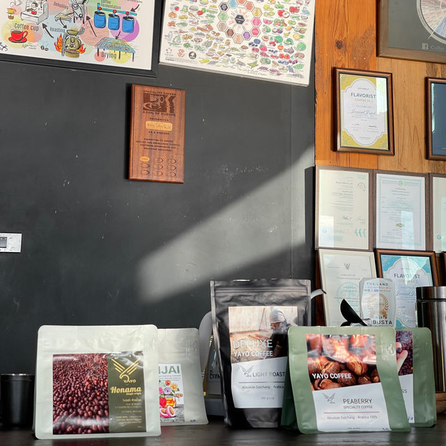 จิบกาแฟร้าน(ไม่)ลับบนดอยช้าง บรรยากาศดีย์
