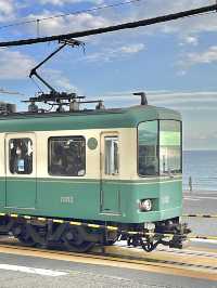슬램덩크의 배경이 된 가마쿠라코코마에 철도 건널목🌊🚃