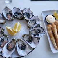 Beautiful and Fresh oyster for my afternoon tea