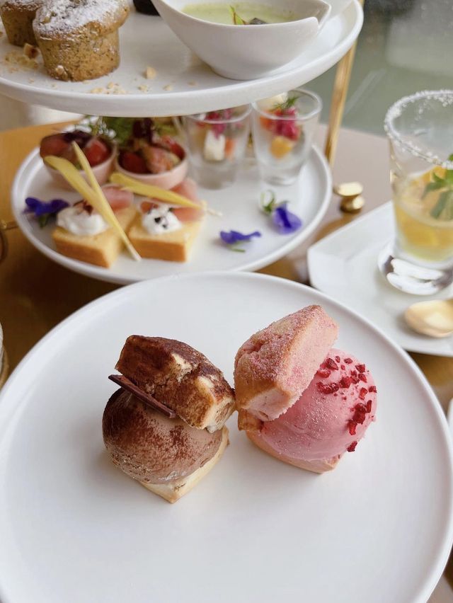 【福岡カフェ】沖縄をイメージしたアフタヌーンティー💜
