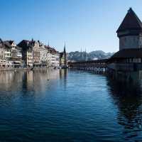 chapel bridge สะพานไม้แห่ง luzern