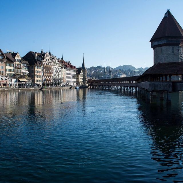chapel bridge สะพานไม้แห่ง luzern