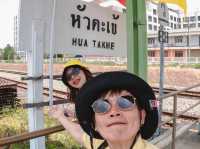 นั่งรถไฟ3บาทไปตลาดเก่าหัวตะเข้