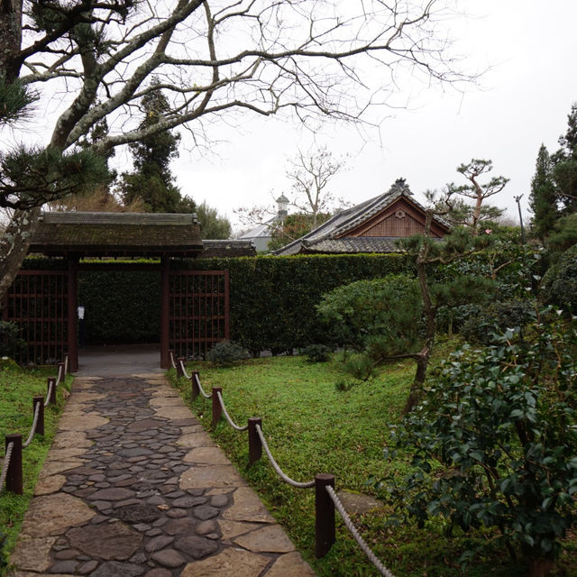 Public garden park in Hamilton, NZ