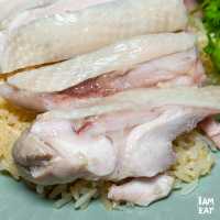 ข้าวมันไก่อร่อย แต่มีจำนวนจำกัด ย่านปากเกร็ด 