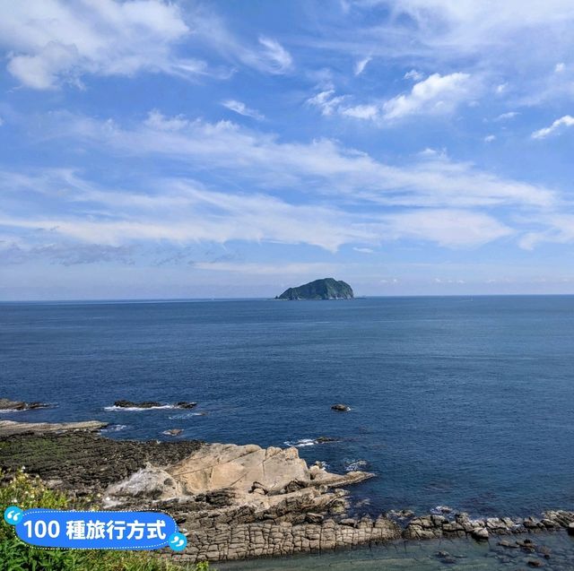 基隆-騎乘飛天掃帚，親子最愛的濱海景點：潮境公園