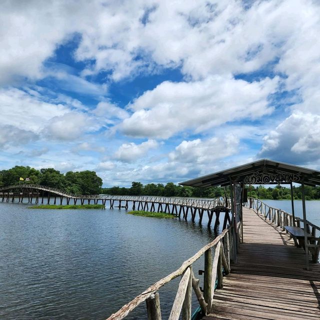 สะพานไม้เคี่ยม หนองใหญ่ ชุมพร