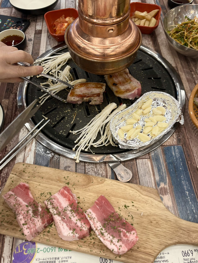 【釜山グルメ】南浦洞にNEW OPENのリーズナブルなサムギョプサル🐷