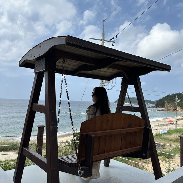 바다뷰가 펼쳐진 태안 파파야카페 – 산더미빙수와 함께 즐기는 여유로운 휴식🩷