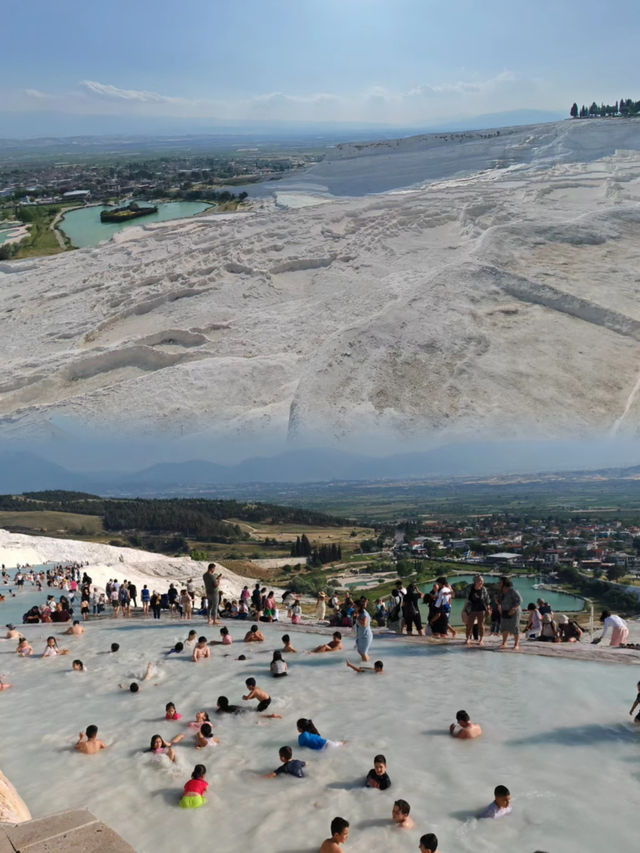 Pamukkale: Soaking in Nature’s Beauty Amidst Shallow Hot Springs