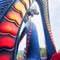 Thailand's largest naga statue Wat Tham Chaeng