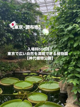 【調布市】在東京享受自然景點植物園‬