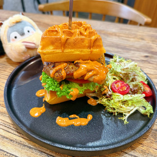 Sandwich wafelnya enak sekali