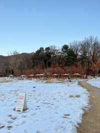 눈밭에서 노을 사냥 가능한 카페🌅 ⛄️