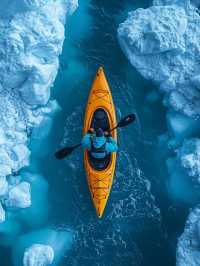 Kayaking in greenland 🇬🇱 