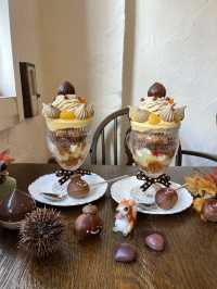 ほっぺたの落ちる絶品スイーツ🥰モンブラン&パフェ🌰