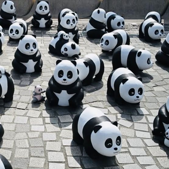 PANDA GO！香港-聖誕必去，逾2000隻大熊貓雕塑萌爆香港